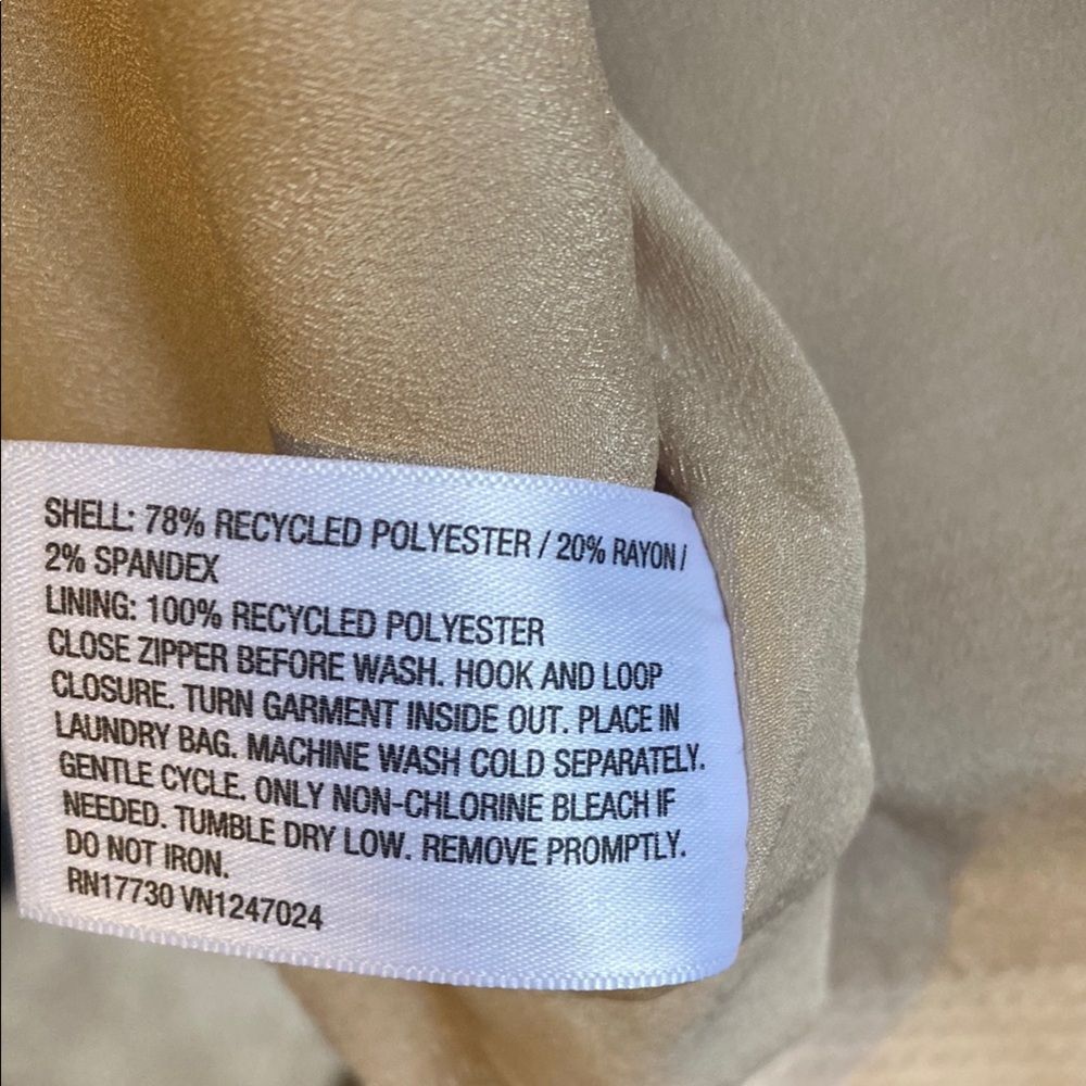 Women's Sequin Mini A-Line Skirt - A New Day Cream 17(XXL) NWOT - Picture 8 of 8